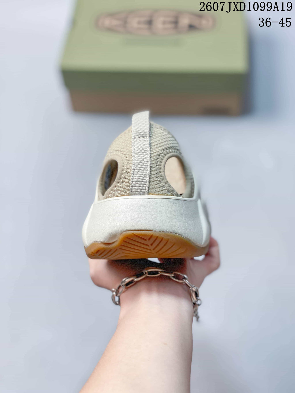 Astoria West Beige Outdoor Sandals 2607 JXD1099A19 by Keen - product image from the listing.