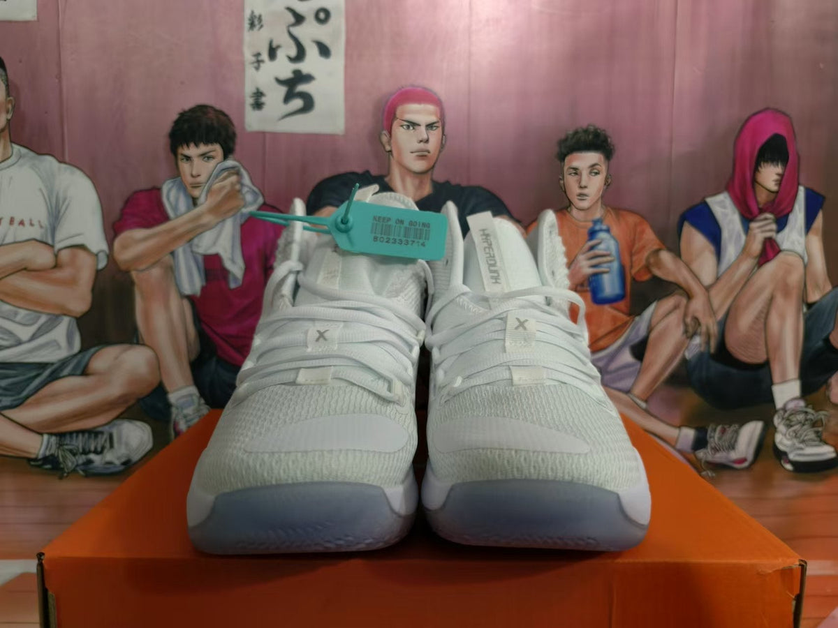 Nike Hyperdunk X White High-Cut Basketball Shoes - product image from the listing.