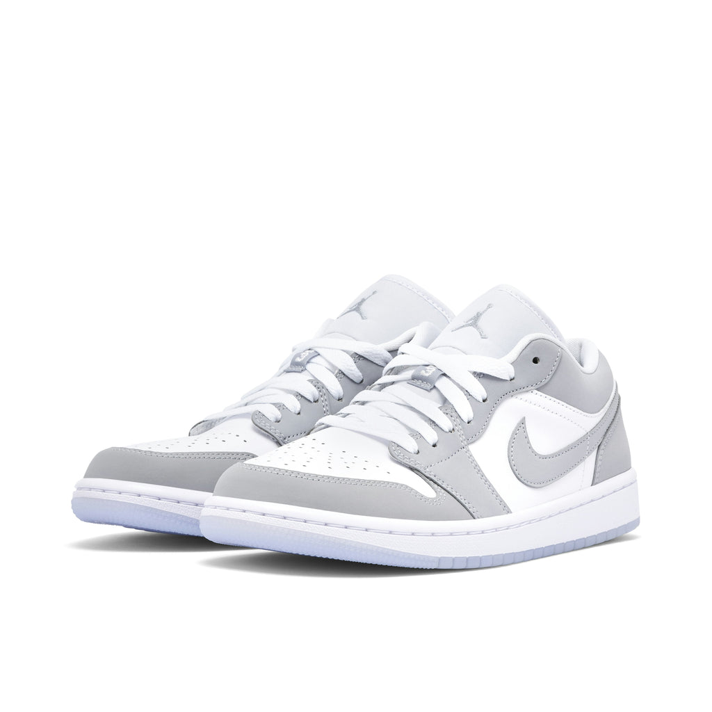 Women's AIR JORDAN 1 LOW WHITE WOLF GREY - product image from the listing.