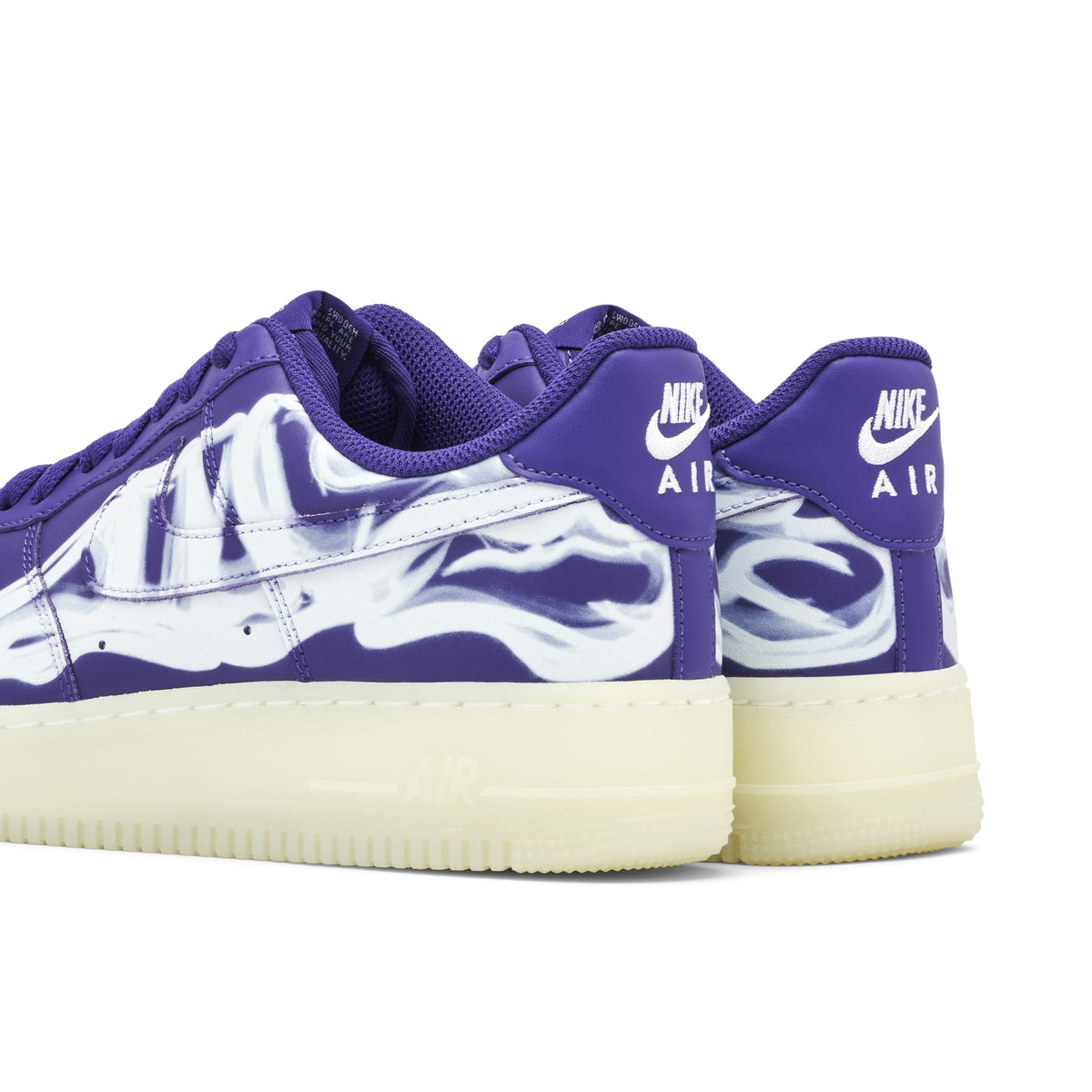 NIKE AIR FORCE 1 SKELETON in PURPLE - product image from the listing.