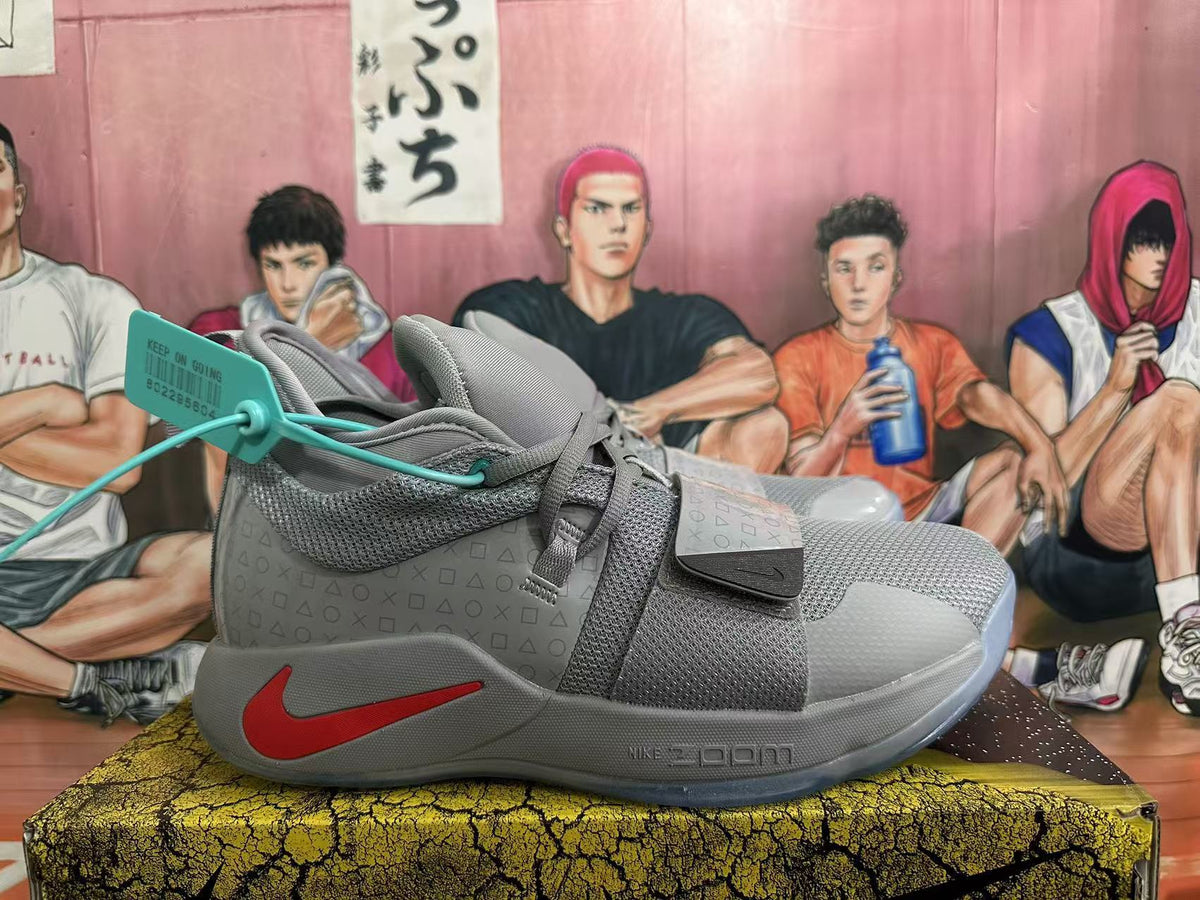 Grey Nike PG 2 Basketball Shoes - product image from the listing.
