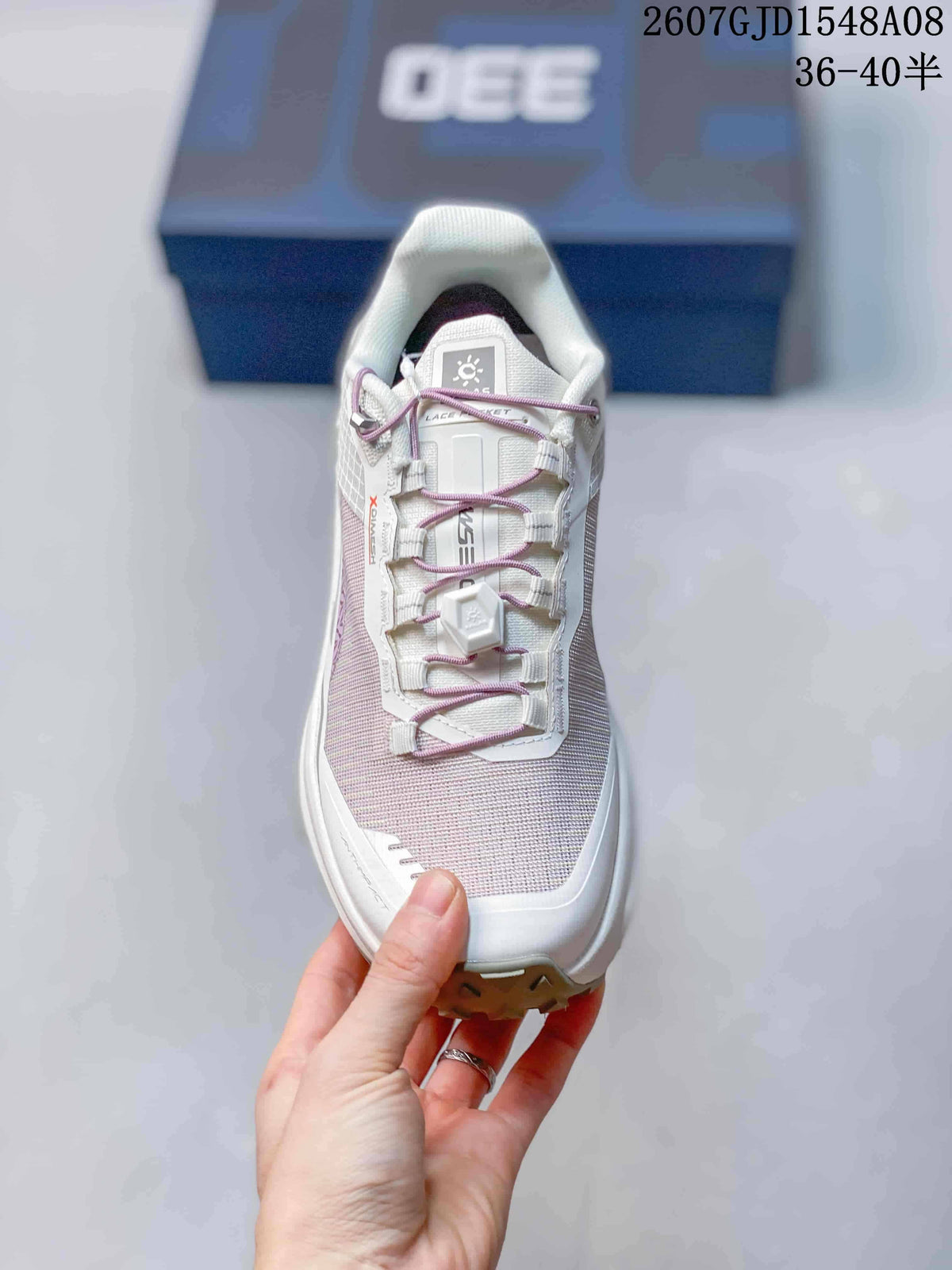 Kailas Fuga Ex 330 Trail Running Shoes in White Pink - product image from the listing.