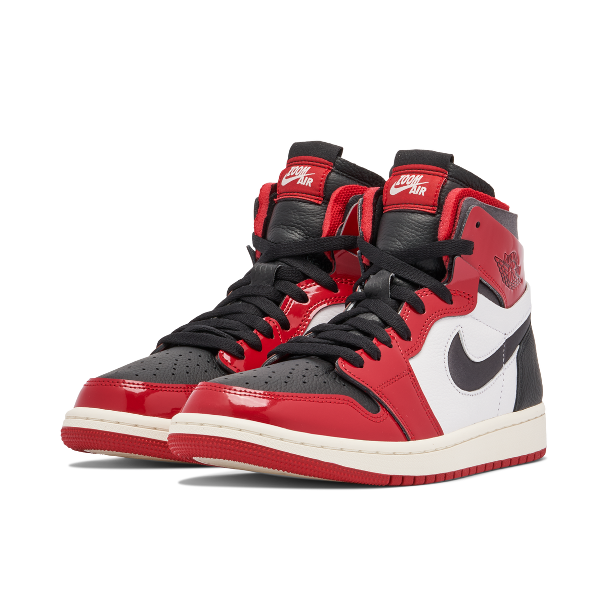 Women's AIR JORDAN 1 ZOOM CMFT PATENT CHICAGO - product image from the listing.
