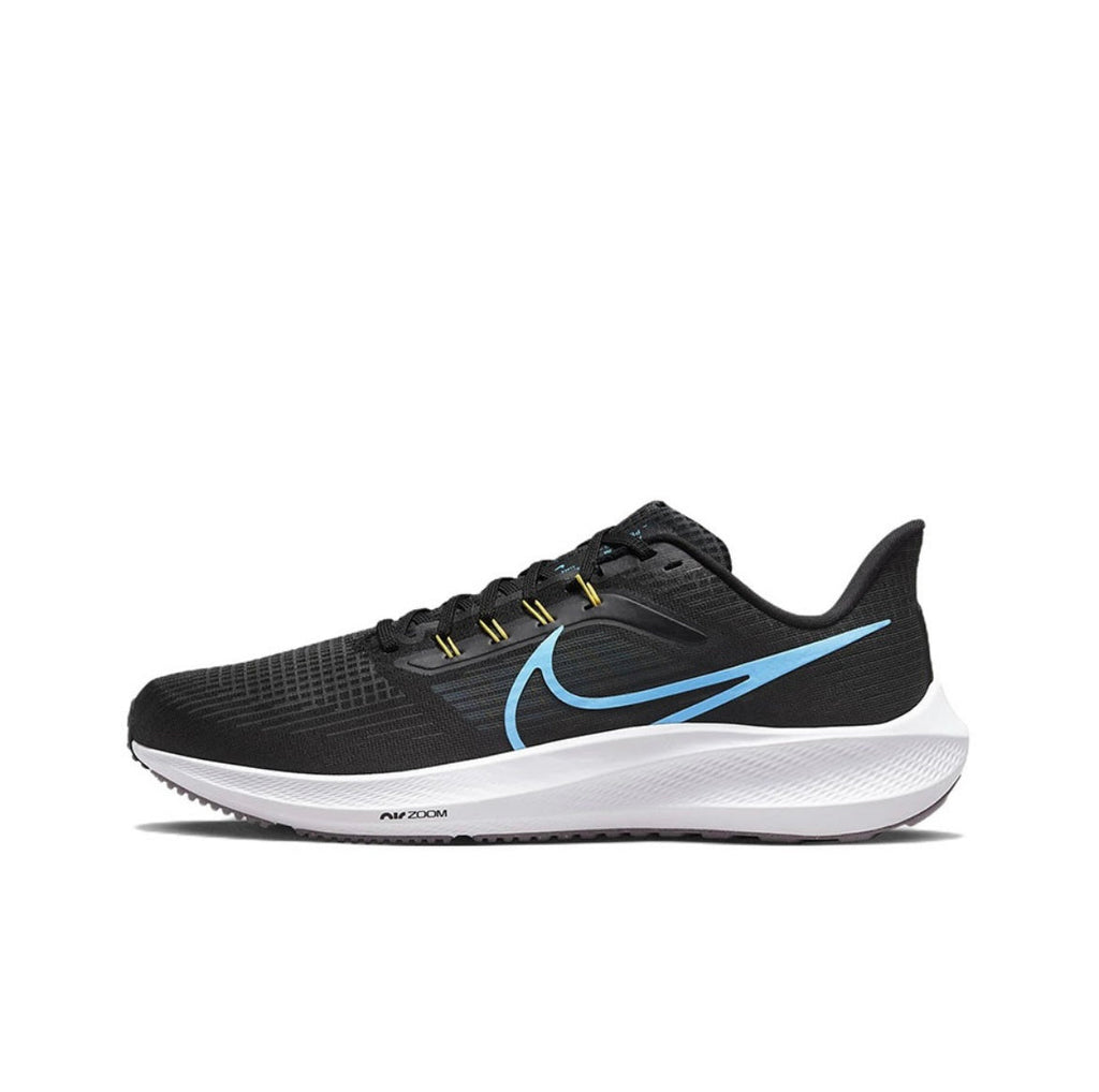 Nike Air Zoom Pegasus 39 Running Shoes in Black Blue DH4071-002 - product image from the listing.