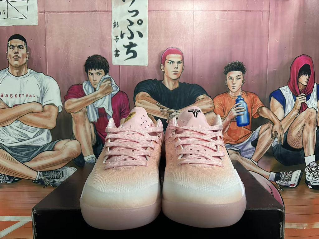 Nike Basketball Sneakers in Pink - product image from the listing.