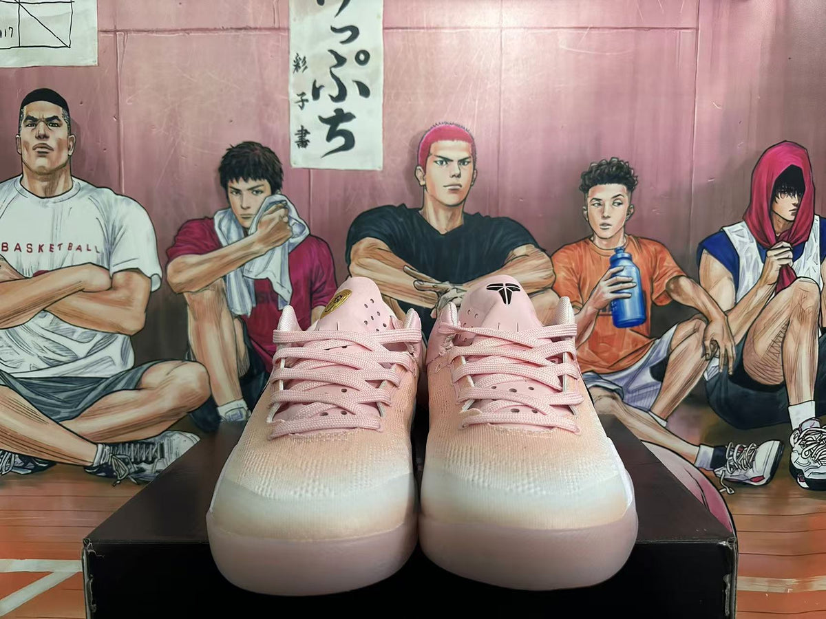 Nike Basketball Sneakers in Pink - product image from the listing.