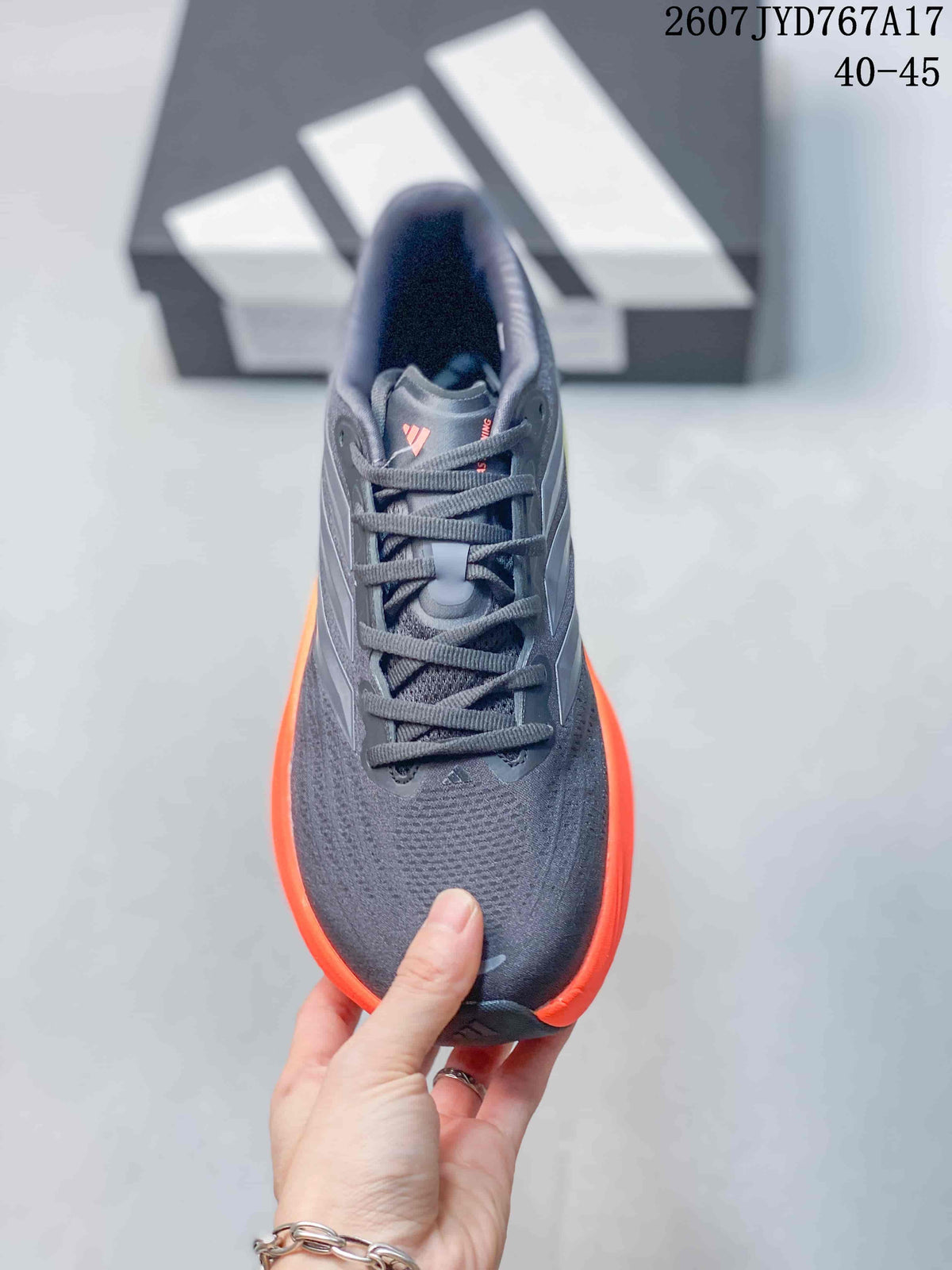 Adidas Supernova Rise Running Shoes in Dark Gray Orange 711570YWI - product image from the listing.
