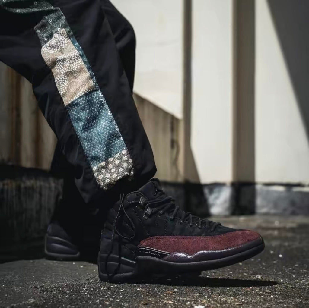 Jordan 12 Retro A Ma Maniére in Black Burgundy DV6989-001 - product image from the listing.