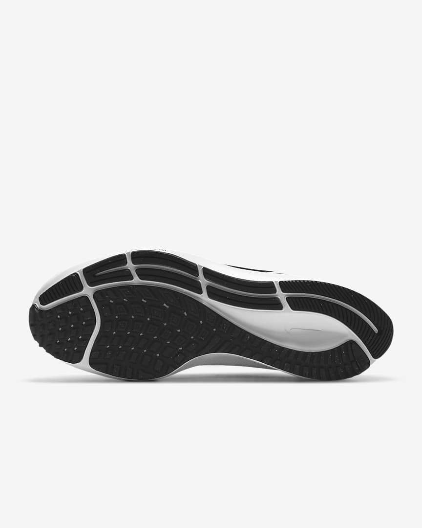 Nike Air Zoom Pegasus 38 Running Shoes in Black and White CW7356-002 - product image from the listing.