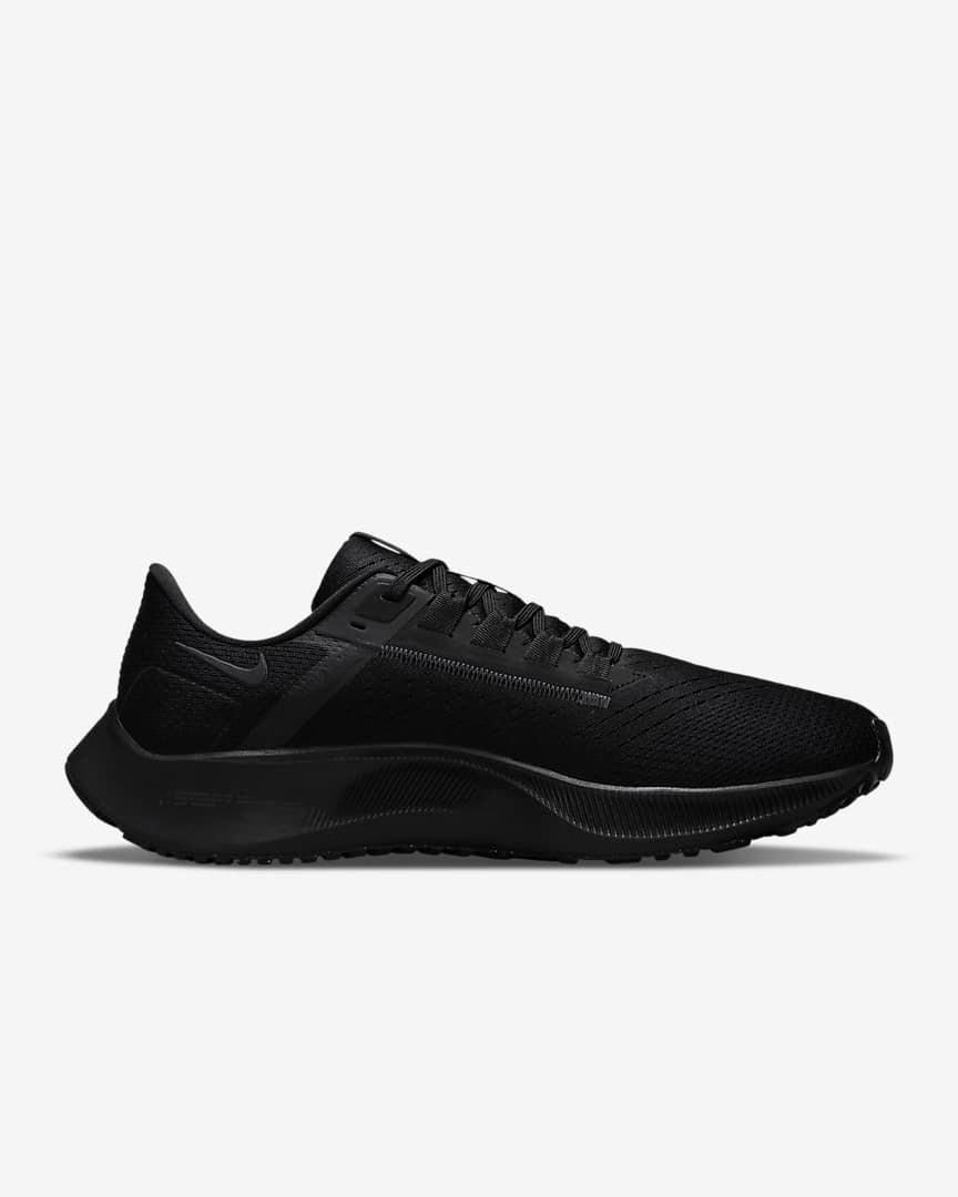 Nike Air Zoom Pegasus 38 Running Shoes, in Black CW7356-001 - product image from the listing.
