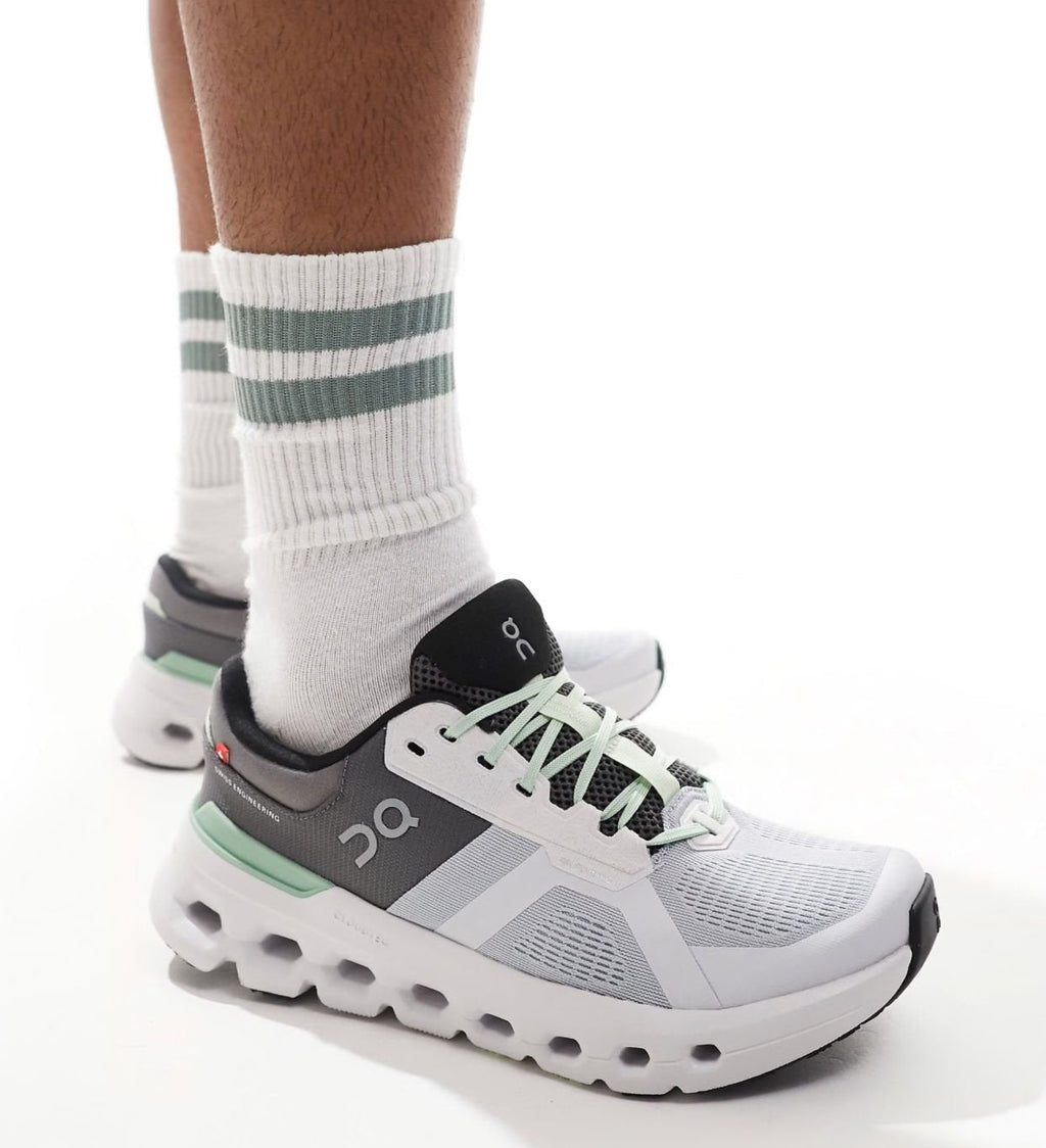 On Cloudrunner 2 Grey/Sage Shoes for Running - product image from the listing.