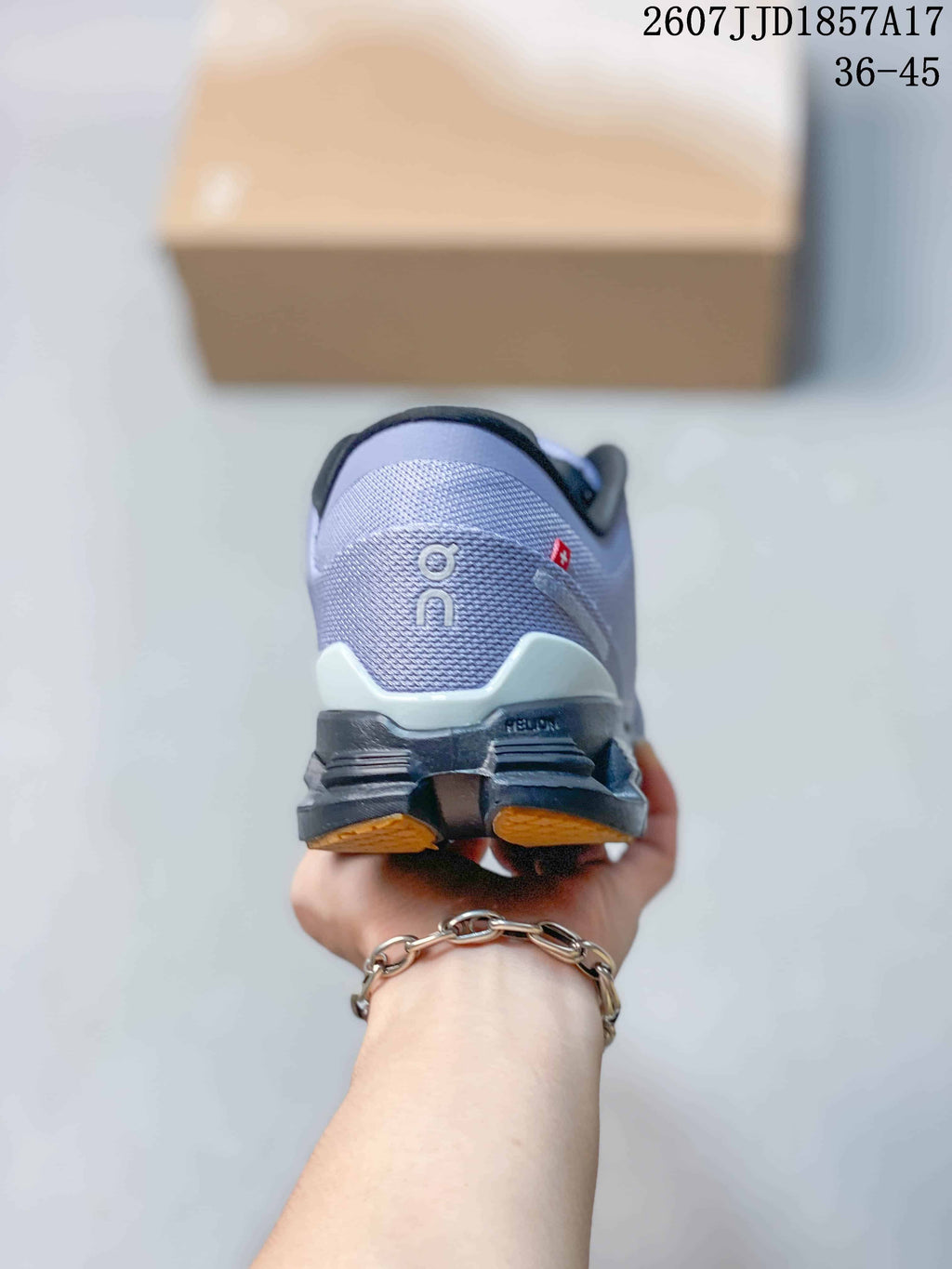 On Cloud X 4 Trainers Lavender Grey 2607 JJD1857A17 - product image from the listing.
