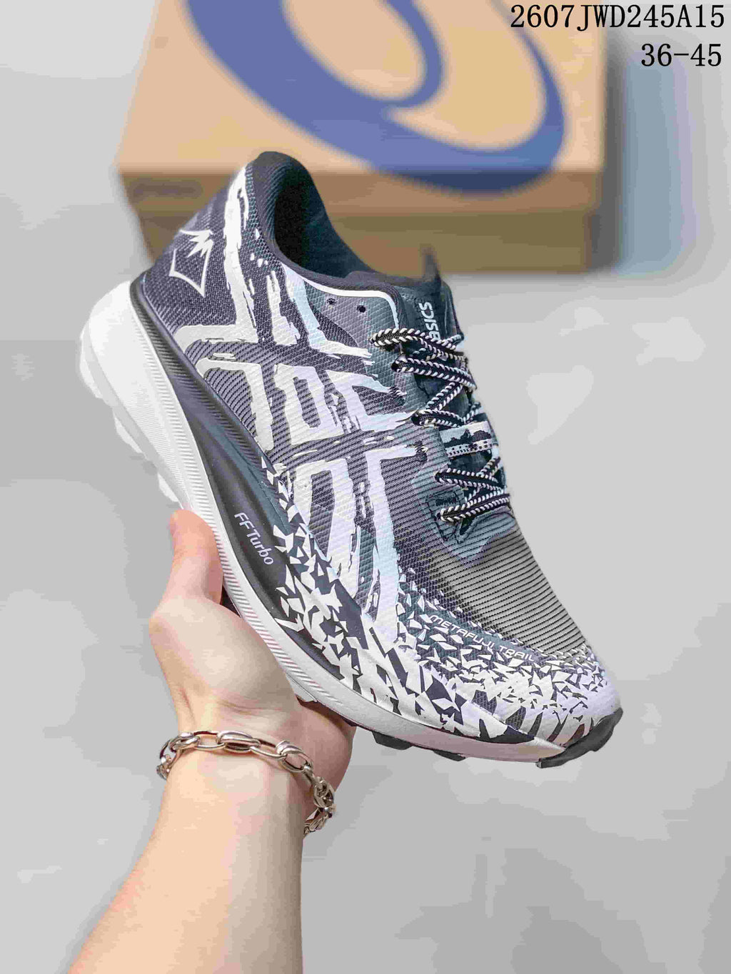 ASICS GEL-MAGIC SPEED 4 Sneakers in Gray Black 2607JWD245A15 - product image from the listing.