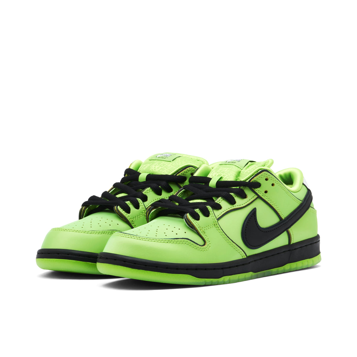 NIKE SB DUNK LOW X THE POWERPUFF GIRLS BUTTERCUP - product image from the listing.