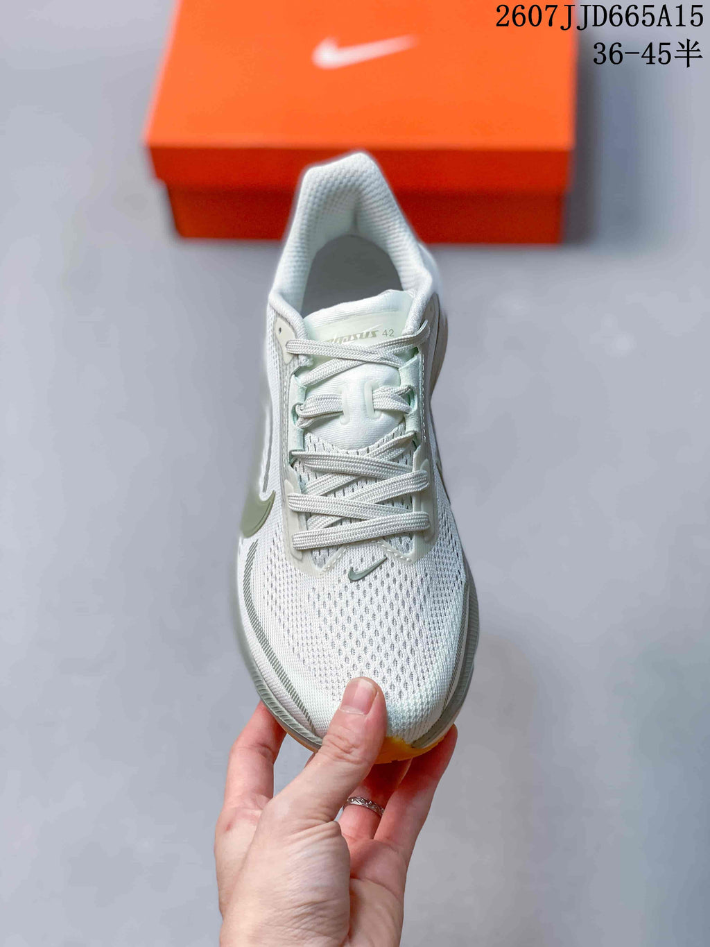 Nike Pegasus 42 Road Running Shoes in White IB1873-008 - product image from the listing.