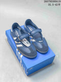 adidas Samba Jane Mary Jane Sneakers in Blue and White - product image from the listing.