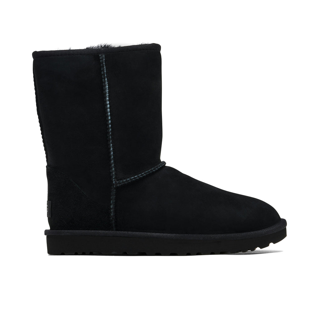 Women's UGG CLASSIC SHORT II BOOT BLACK - product image from the listing.
