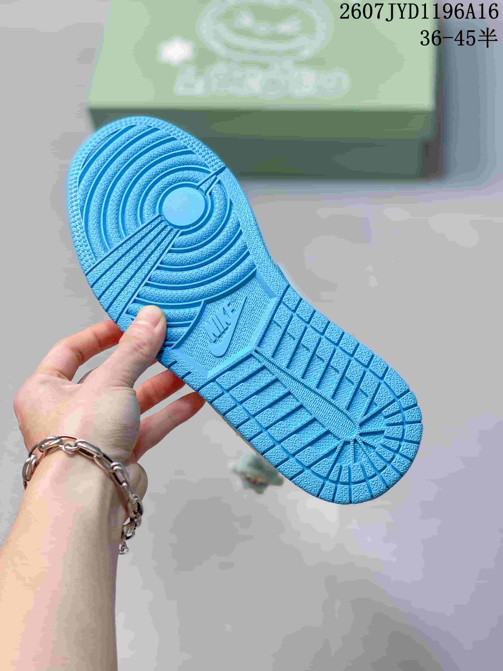 Air Jordan Low Labubu Blue White Sneakers 2607JYD1196A16 - product image from the listing.