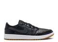 Air Jordan 1 Low Golf Sneakers in Black Gum - product image from the listing.