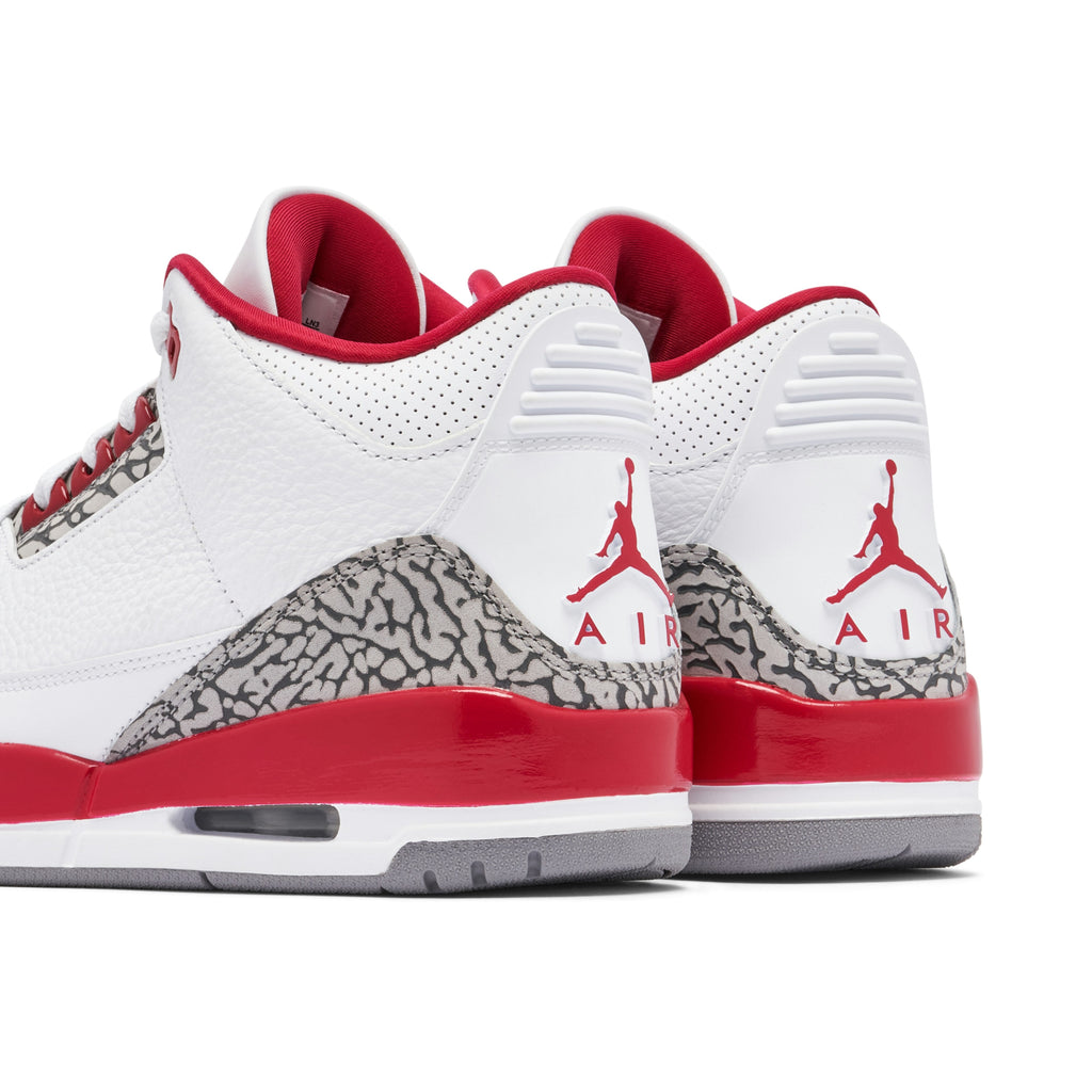 AIR JORDAN 3 CARDINAL in RED - product image from the listing.