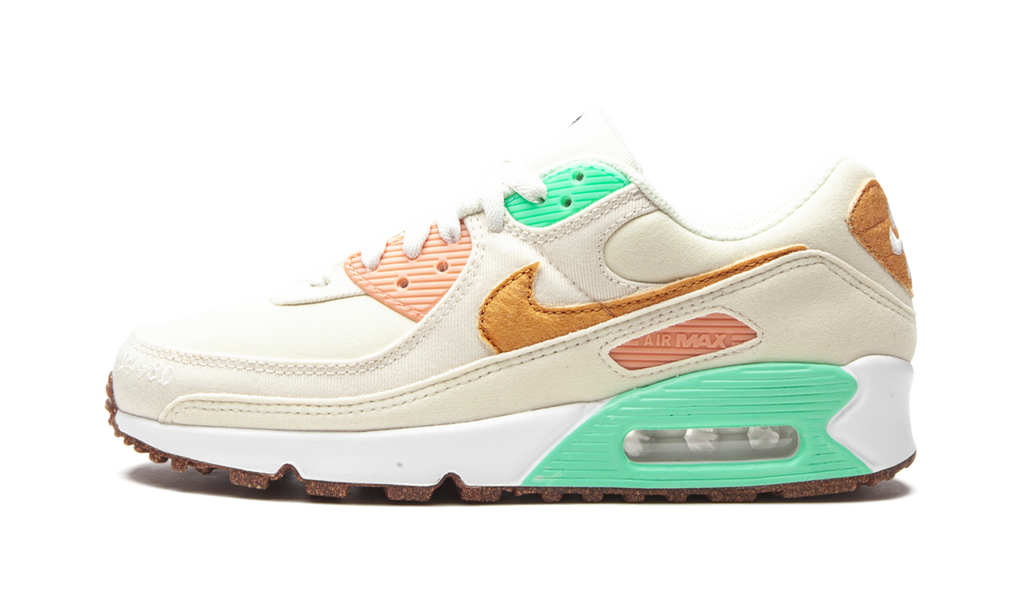 Women's AIR MAX 90 LX MNS "Happy Pineapple" DC5211 100 - product image from the listing.