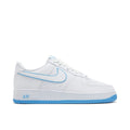 NIKE AIR FORCE 1 '07 in WHITE UNIVERSITY BLUE - product image from the listing.