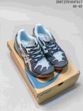 ASICS GEL-Resolution 5 Tennis Shoes in Gray Black Orange - product image from the listing.