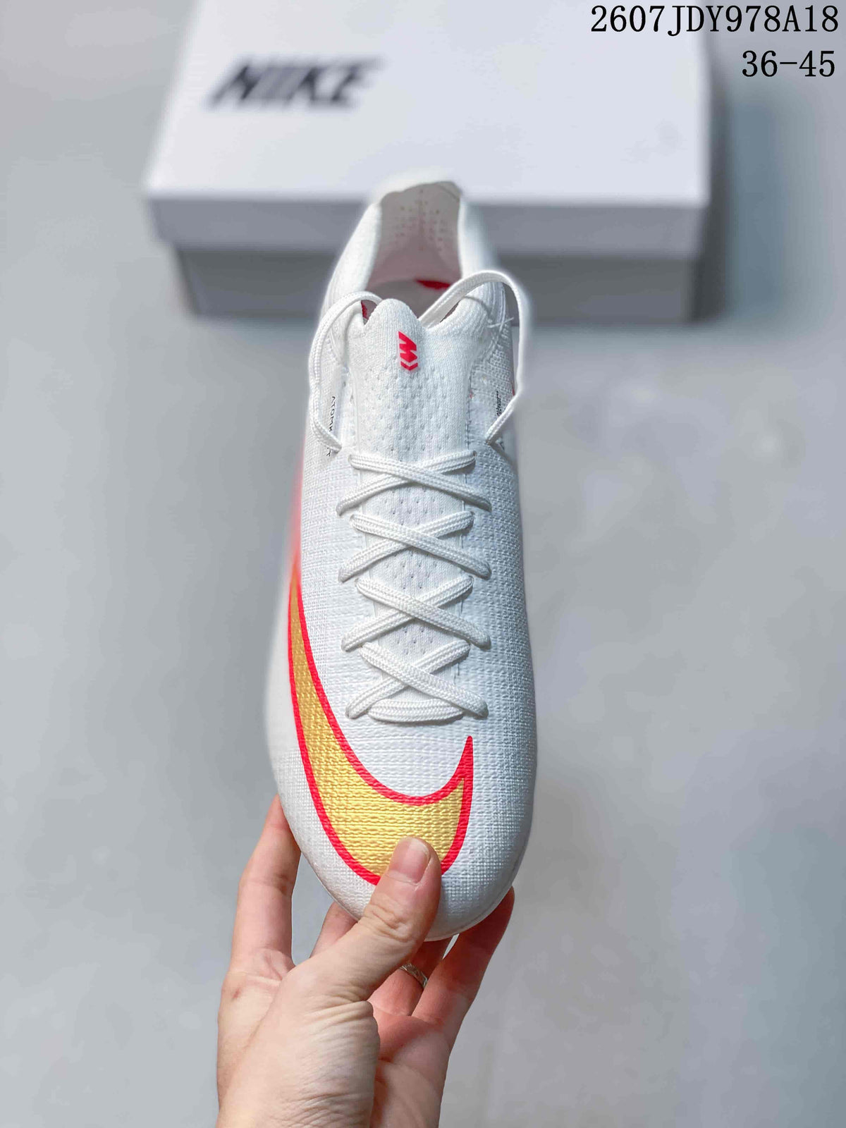 Mercurial Vapor 16 Air Zoom Elite AG-PRO Soccer Cleats by Nike - product image from the listing.
