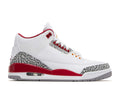 "Cardinal Red" Air Jordan 3 Retro Sneakers - product image from the listing.