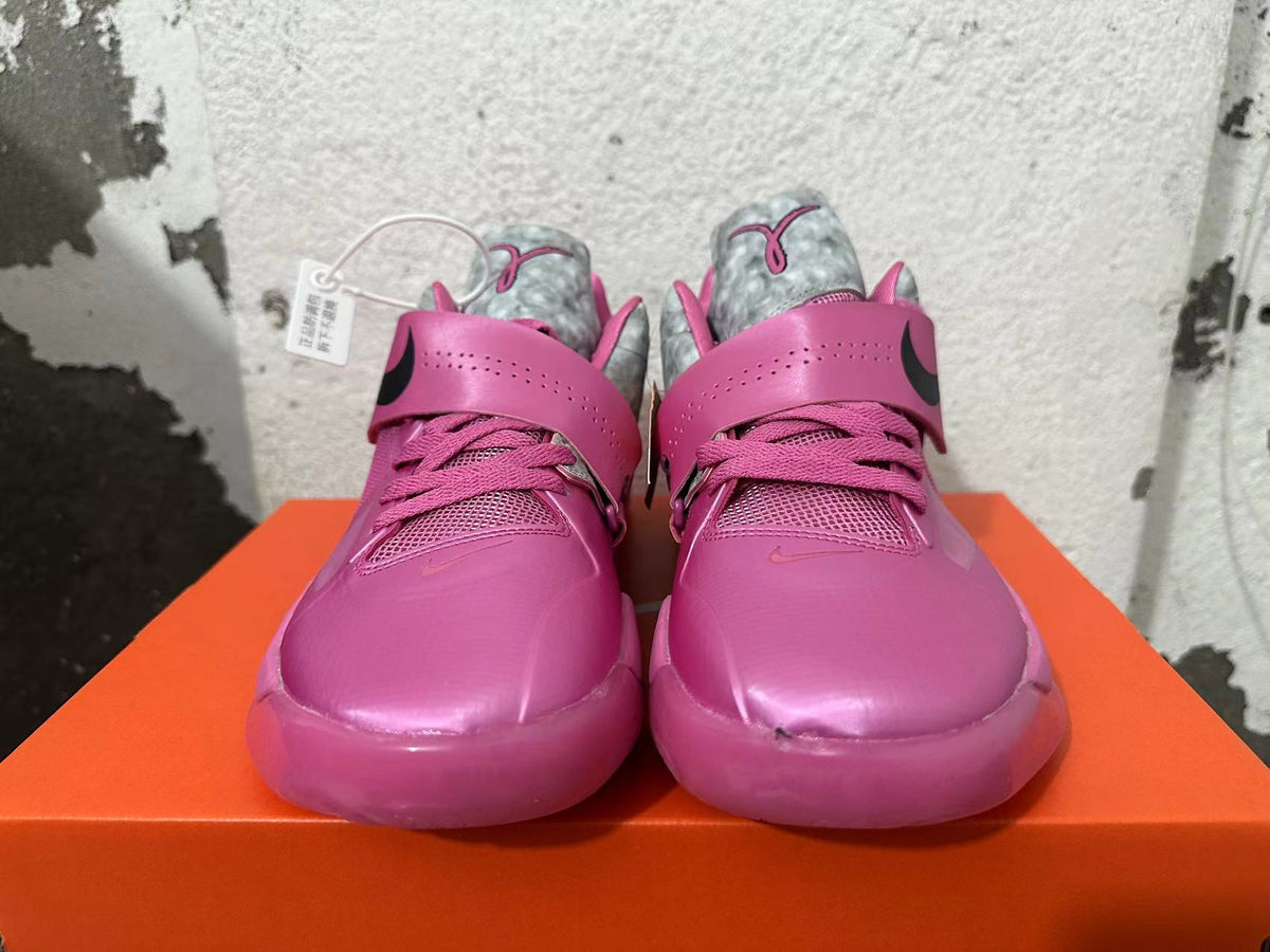 Nike KD 6 Breast Cancer Basketball Shoes in Pink - product image from the listing.
