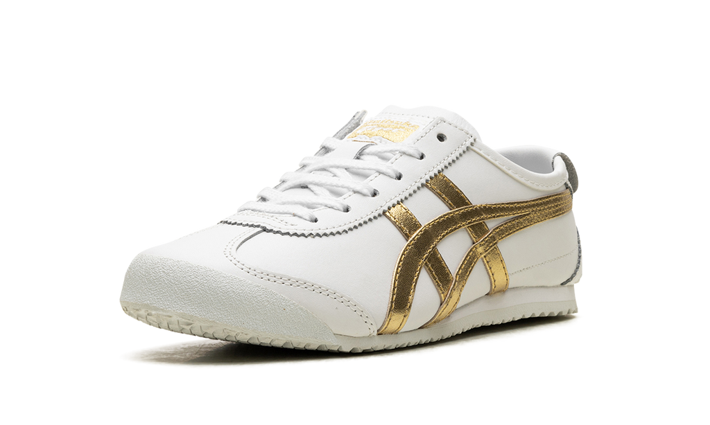 White Rich Gold - Onitsuka Tiger Mexico 66 Sneakers - product image from the listing.