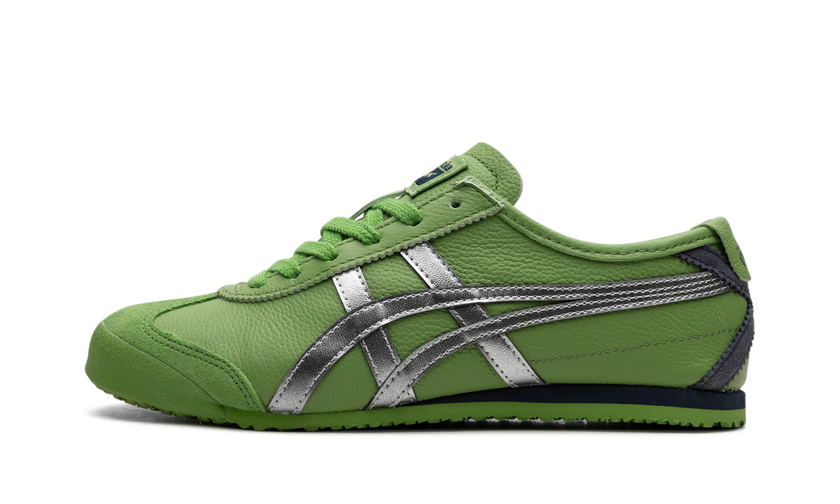Garden Green Pure Silver - Onitsuka Tiger Mexico 66 Sneakers - product image from the listing.
