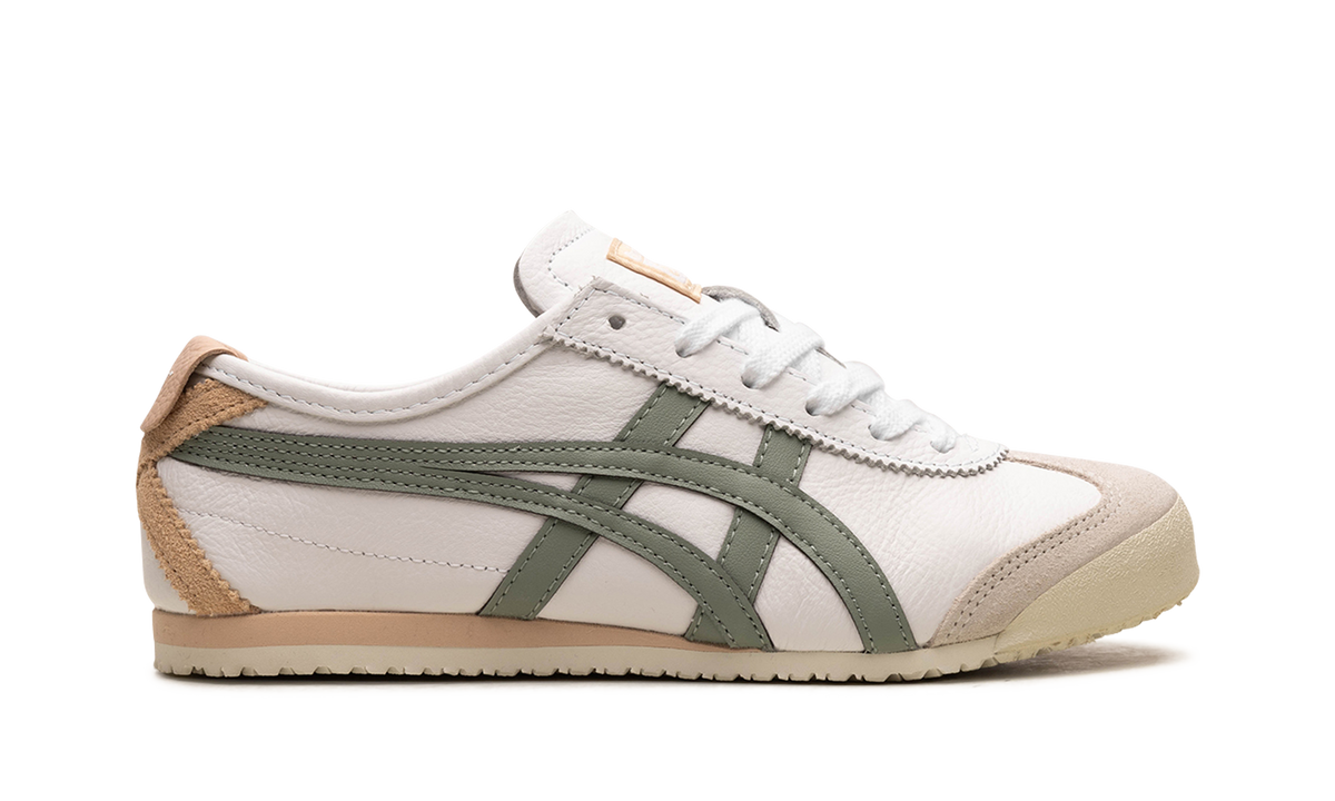 Women's Onitsuka Tiger Mexico 66 Sneakers - White Green - product image from the listing.