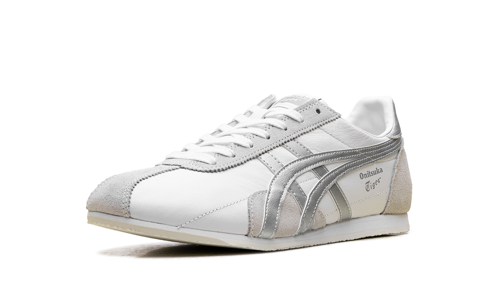 Onitsuka Tiger Runspark Sneakers in White Silver - product image from the listing.