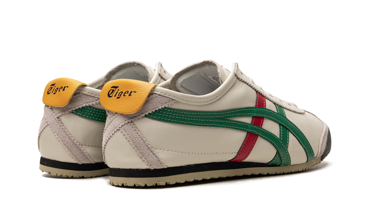 Onitsuka Tiger Mexico 66 Sneakers in Birch Green Red Yellow - product image from the listing.