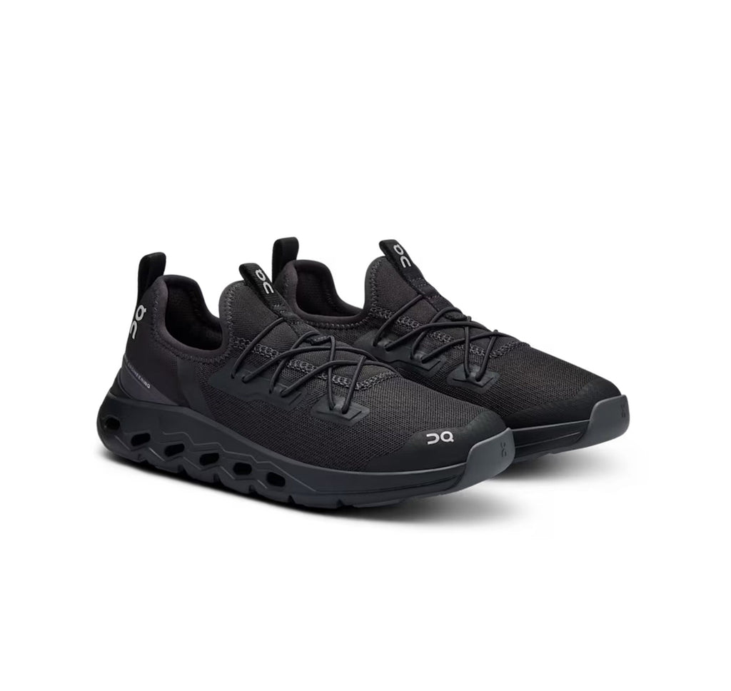 On Little Kids' Cloudleap Black/Eclipse Athletic Footwear - product image from the listing.