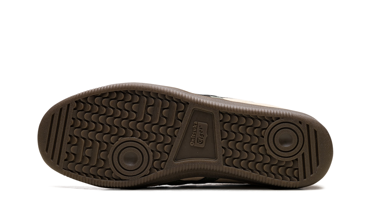 Onitsuka Tiger Tokuten Slip-On Sneakers in Beige Brown Green - product image from the listing.