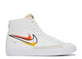"Multi Swoosh - Team Orange" Nike Blazer Mid '77 Sneakers - product image from the listing.