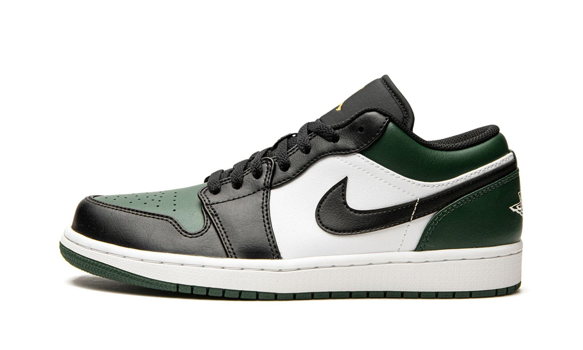 "Green Toe" Jordan 1 Low Sneakers - product image from the listing.