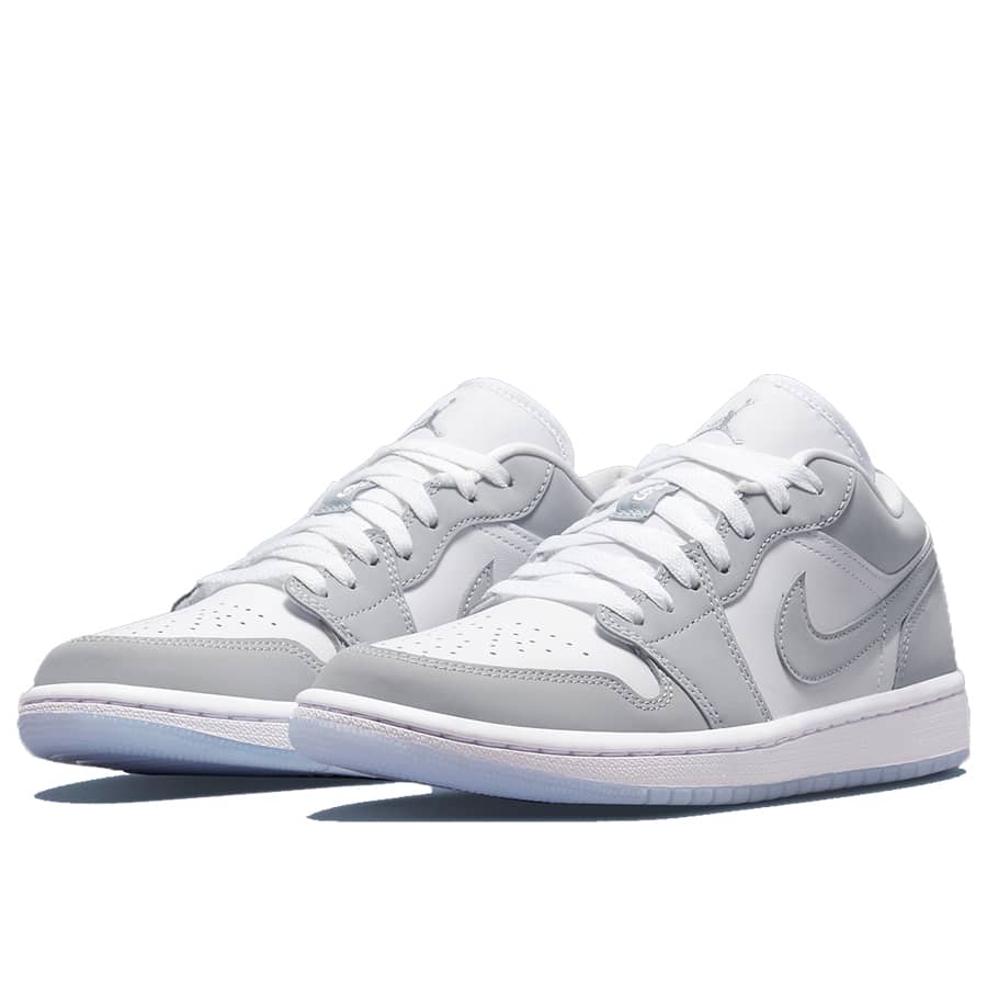 Jordan 1 Low Sneakers in Wolf Grey - product image from the listing.