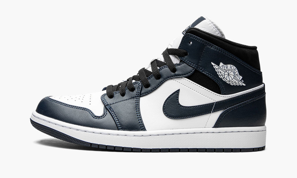 Jordan 1 Mid Armory Sneakers in Navy - product image from the listing.