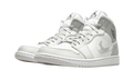 White Camo Sneakers - Jordan 1 Mid - product image from the listing.