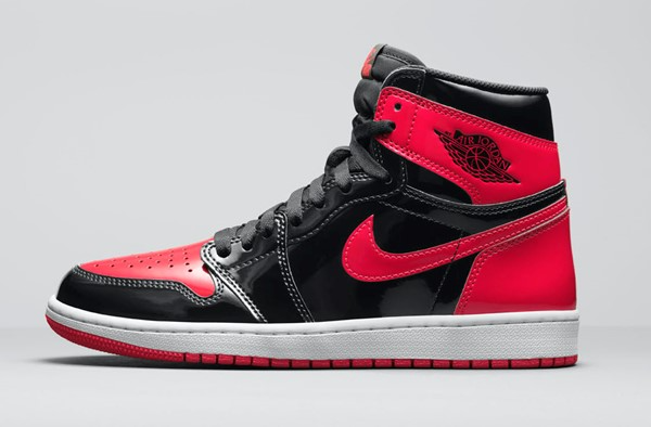 Patent Bred Sneakers - Jordan 1 Retro High OG - product image from the listing.