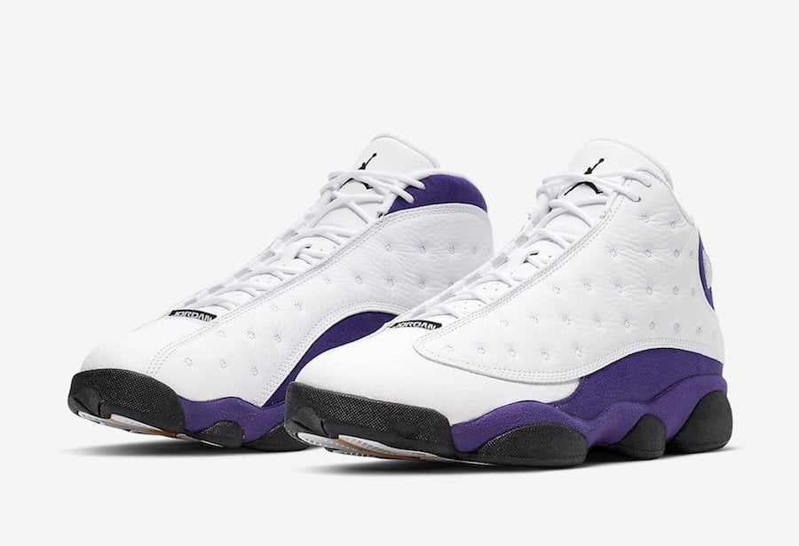 Lakers Sneakers - Jordan 13 Retro - product image from the listing.