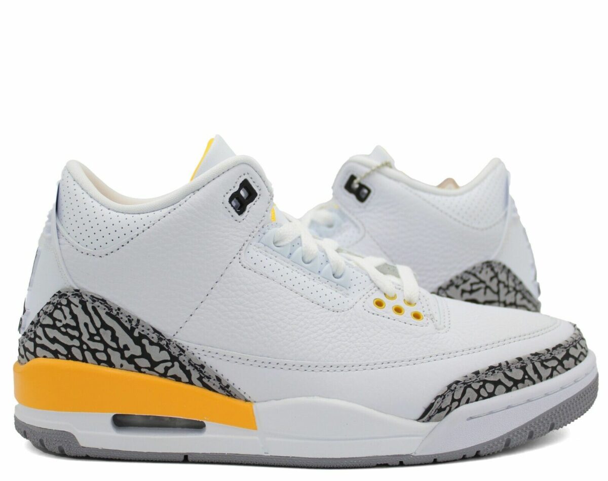Jordan 3 Lazer Sneakers in Orange - product image from the listing.