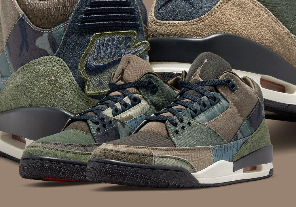 Patchwork Camo Sneakers - Jordan 3 Retro - product image from the listing.