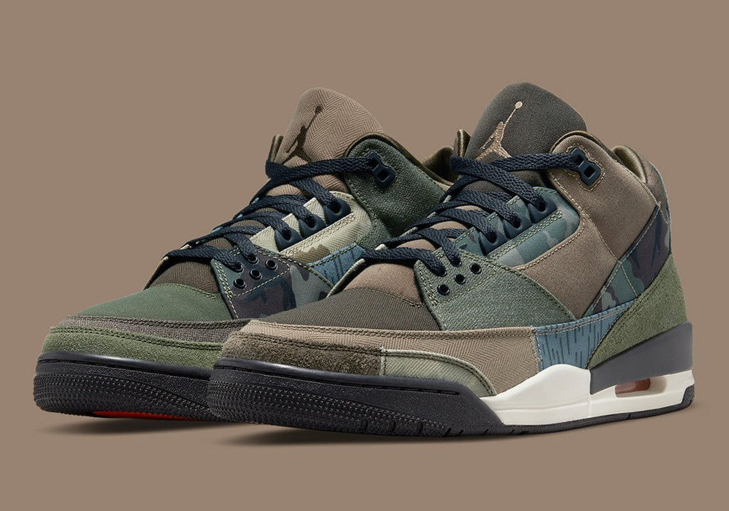 Patchwork Camo Sneakers - Jordan 3 Retro - product image from the listing.