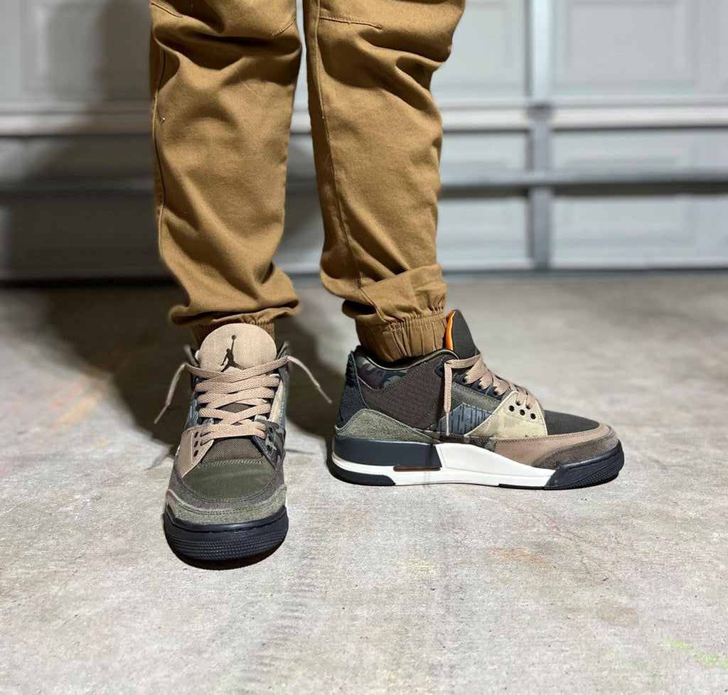 Patchwork Camo Sneakers - Jordan 3 Retro - product image from the listing.