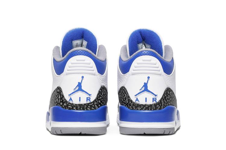 Jordan 3 Retro Racer Sneakers in Blue - product image from the listing.