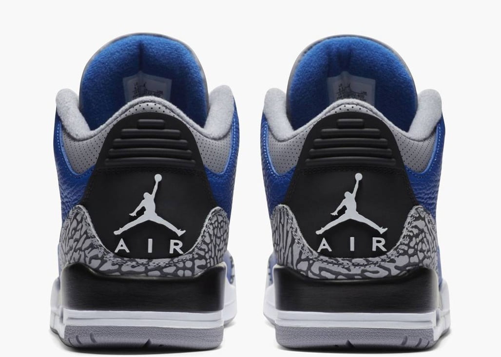 Varsity Royal Cement Sneakers - Jordan 3 Retro - product image from the listing.
